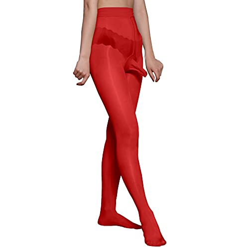 BESYFAY Herren Männer 8 Den Öl Glänzend Strumpfhosen Unterwäsche Durchsichtig Hochelastische Strumpfhose von BESYFAY