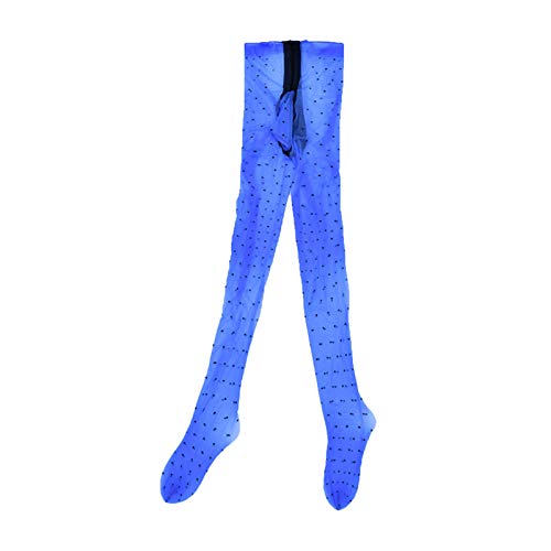 BESYFAY Herren Öl Glänzend Strumpfhosen 1 Den Transparent Ultradünnes Öl Glanz Feinstrumpfhose mit Penishülle von BESYFAY