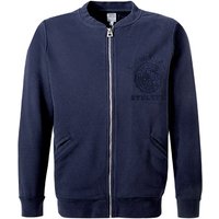 BETTER RICH Herren Sweatjacke blau Baumwolle unifarben von BETTER RICH