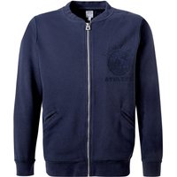 BETTER RICH Herren Sweatjacke blau Baumwolle unifarben von BETTER RICH