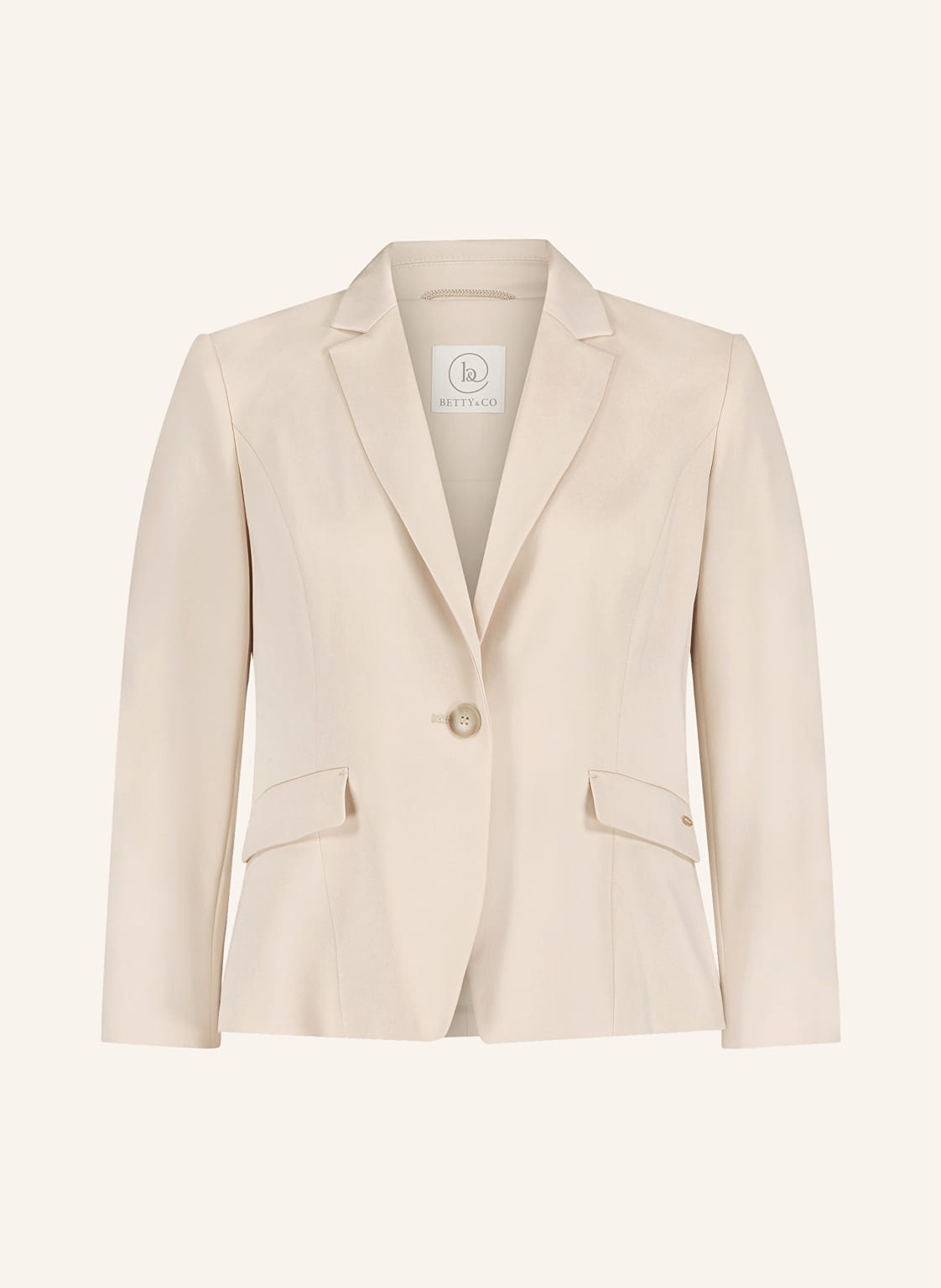 Betty&Co Blazer Mit 3/4-Arm beige von BETTY&CO