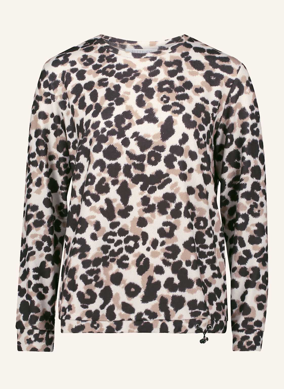 Betty&Co Casual-Shirt Mit Tunnelzug beige von BETTY&CO