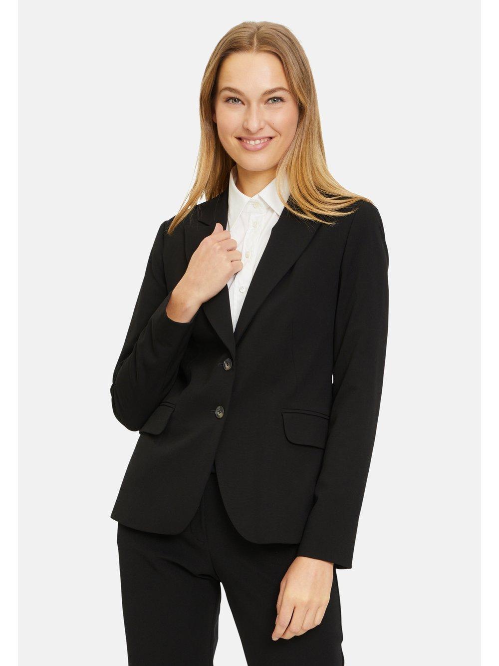 Betty & Co Klassischer Blazer Damen, schwarz von BETTY & CO