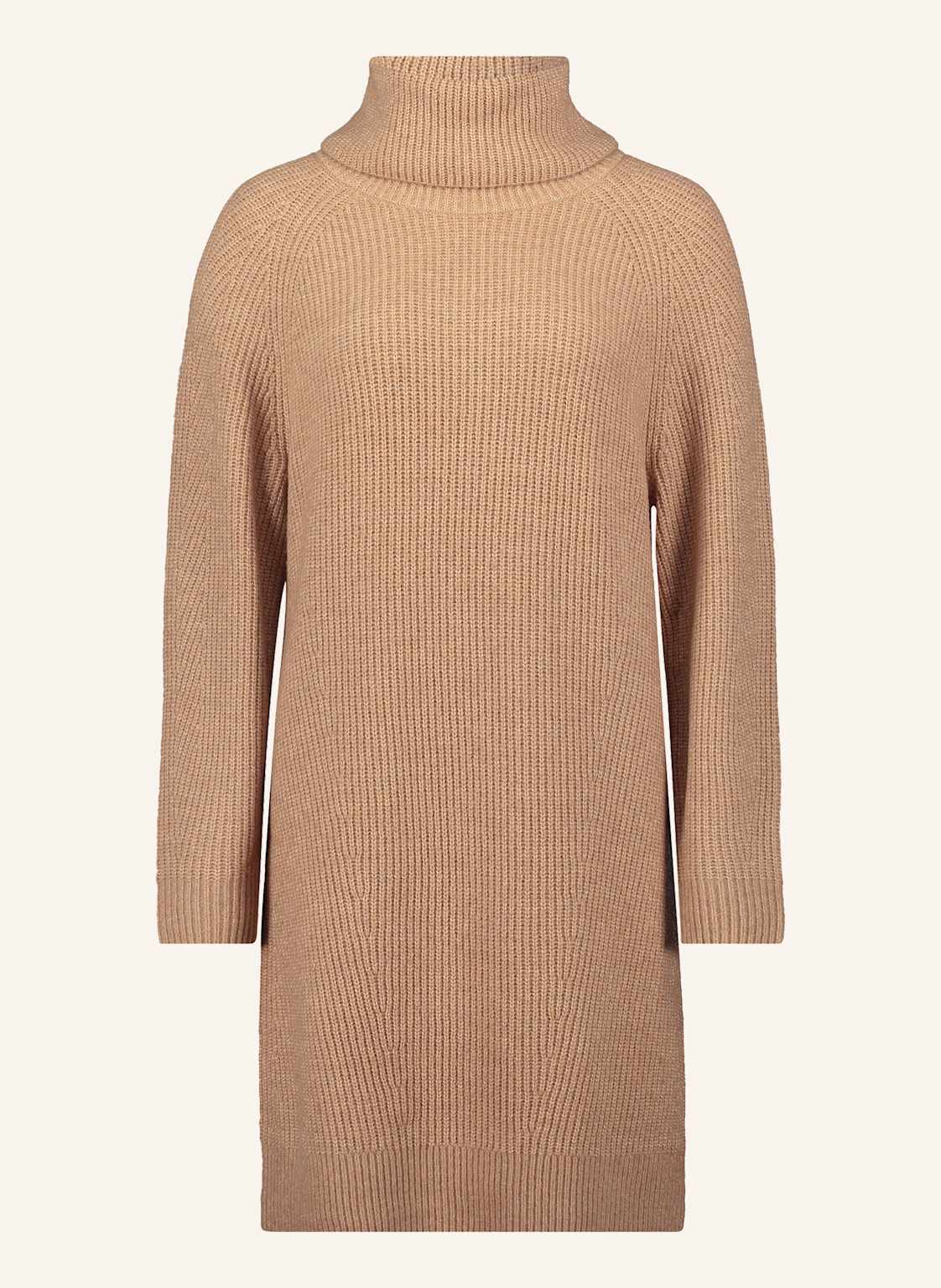 Betty&Co Strickkleid Mit Hohem Kragen braun von BETTY&CO