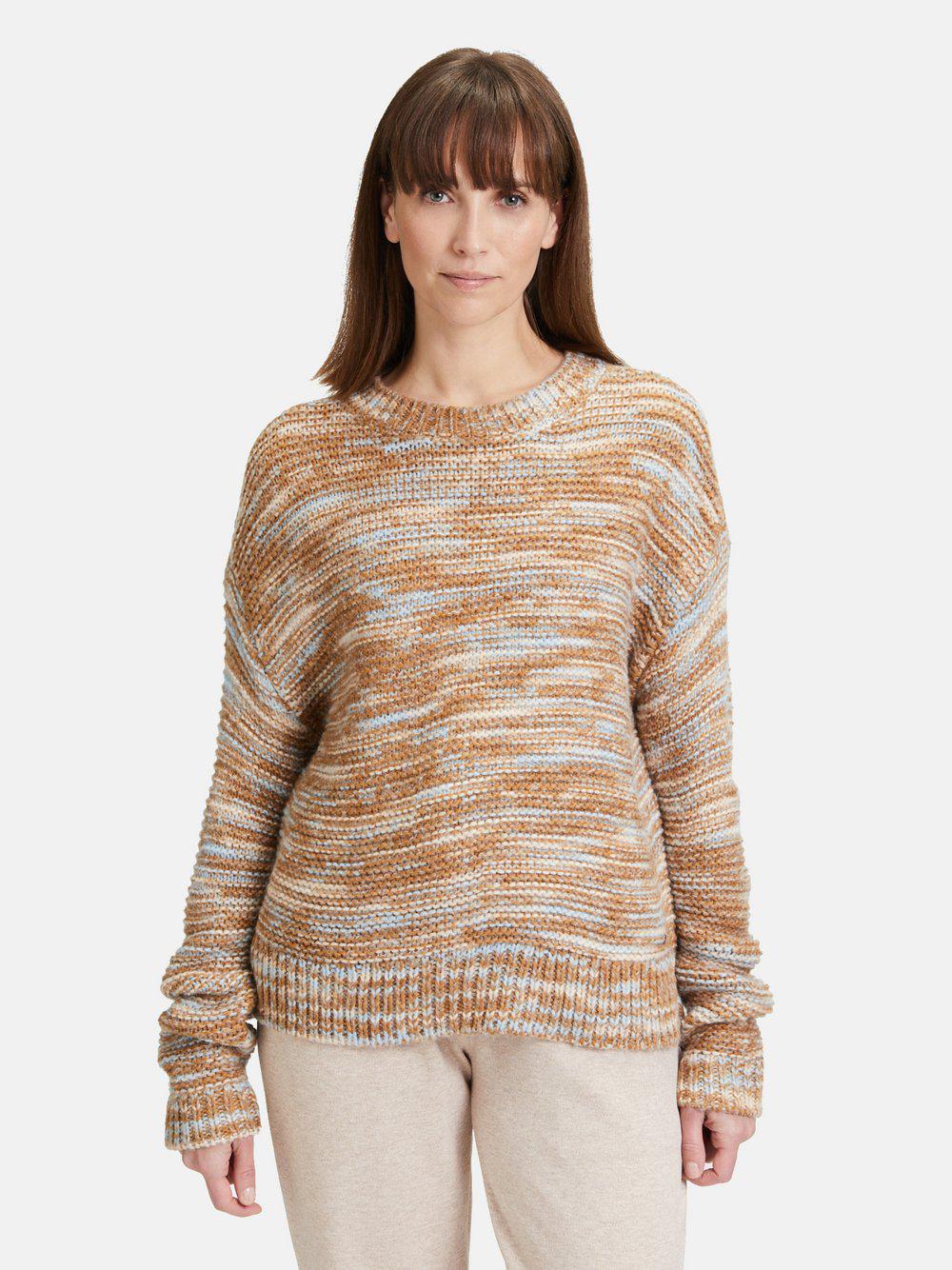 Betty & Co Strickpullover Damen gemustert, camel von BETTY & CO