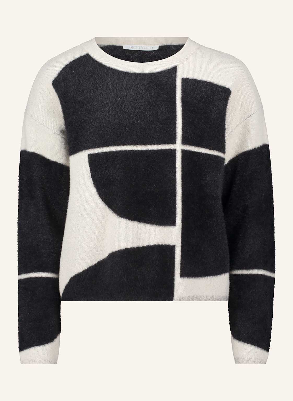 Betty&Co Strickpullover Mit Jacquard schwarz von BETTY&CO