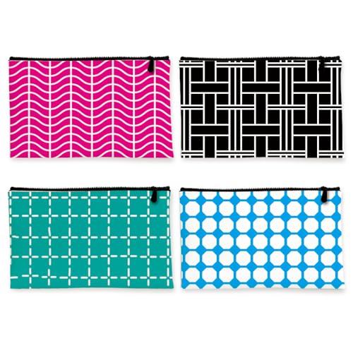 BEUNITONE Make-up-Tasche aus Segeltuch für Damen, Polychrome, Minimalistisch BEUNITONE Make-up-Tasche aus Segeltuch für Damen, Polychrome, Minimalistisch von BEUNITONE