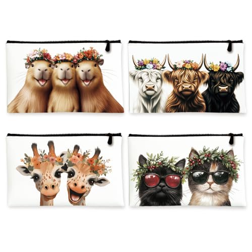 BEUNITONE Make-up-Tasche aus Segeltuch für Damen, Polychrome BEUNITONE Make-up-Tasche aus Segeltuch für Damen, Polychrome von BEUNITONE