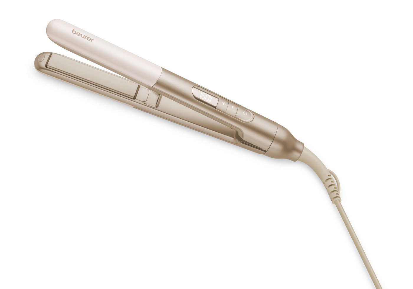 BEURER Glätteisen HS 70, schonendes Glätteisen mit Ionen-Technologie Keramik, Mit Ionenfunkion, Keramik Beschichtung und variabler Temperaturstufen von BEURER