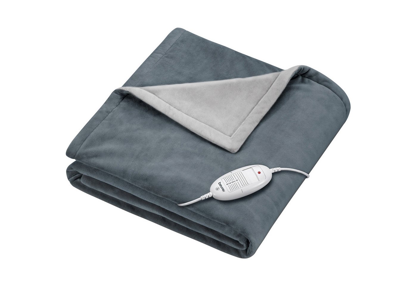 BEURER Heizdecke Beurer Wärmezudecke HD 75 Cosy Dark Grey von BEURER