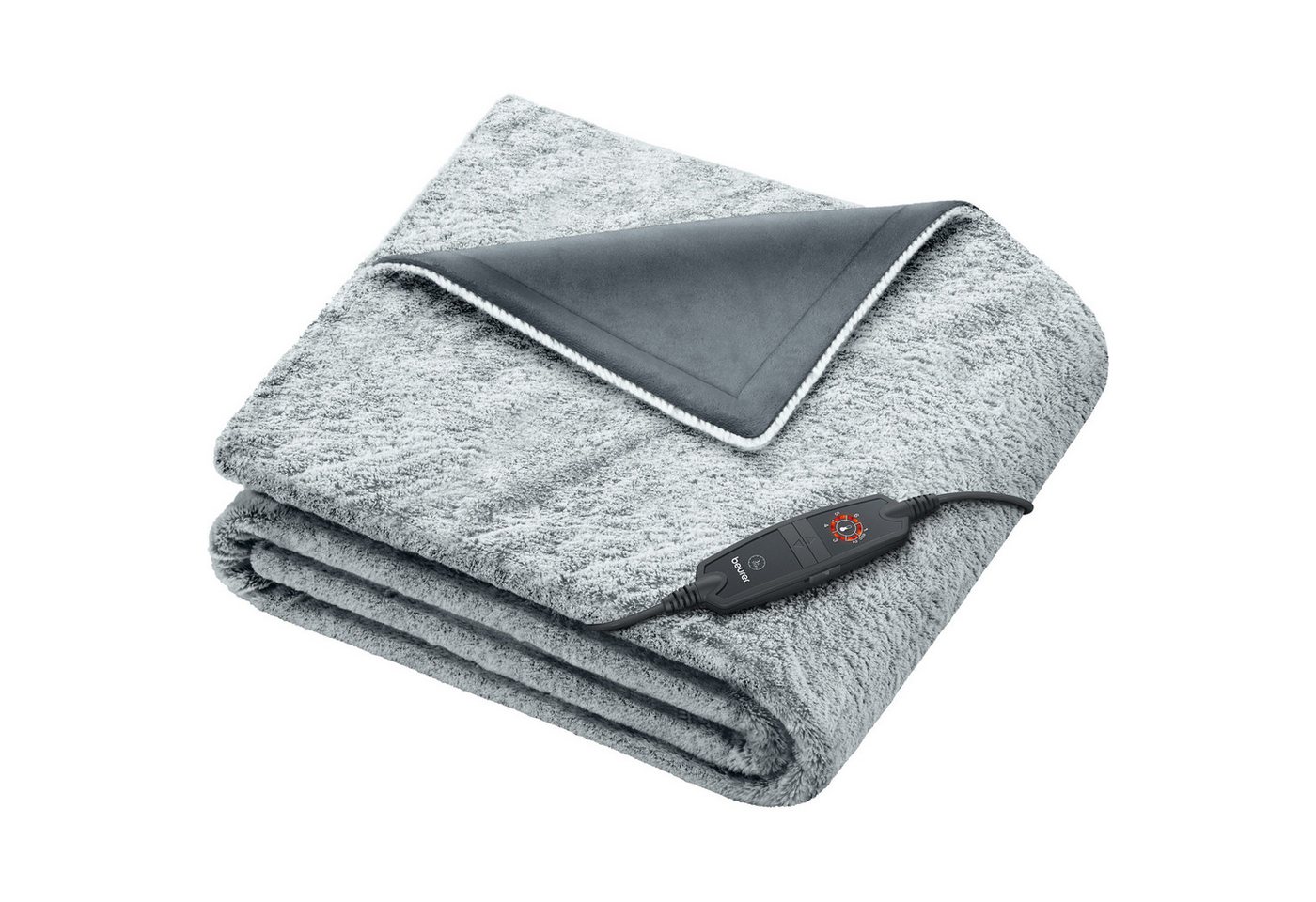 BEURER Heizdecke Beurer Wärmezudecke HD 75 Nordic Grey Green Planet von BEURER