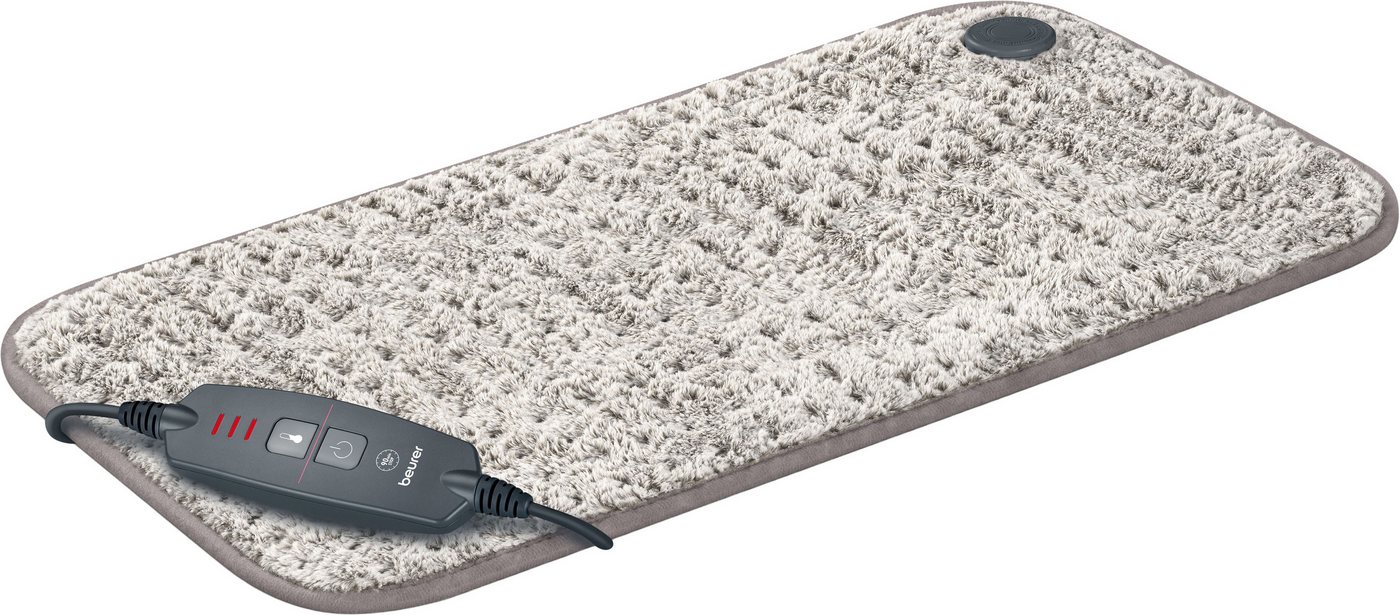BEURER Heizkissen HK 126 XXL Nordic Taupe, Mit 3 Temperaturstufen und Flauschfaser-Heizkörper von BEURER