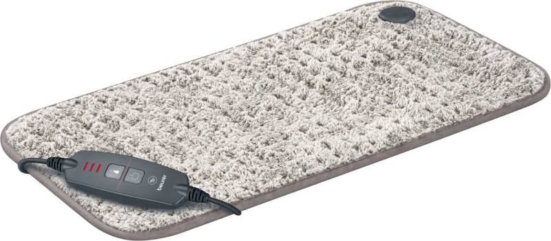 BEURER Heizkissen HK 126 XXL Nordic Taupe, Mit 3 Temperaturstufen und Flauschfaser-Heizkörper von BEURER