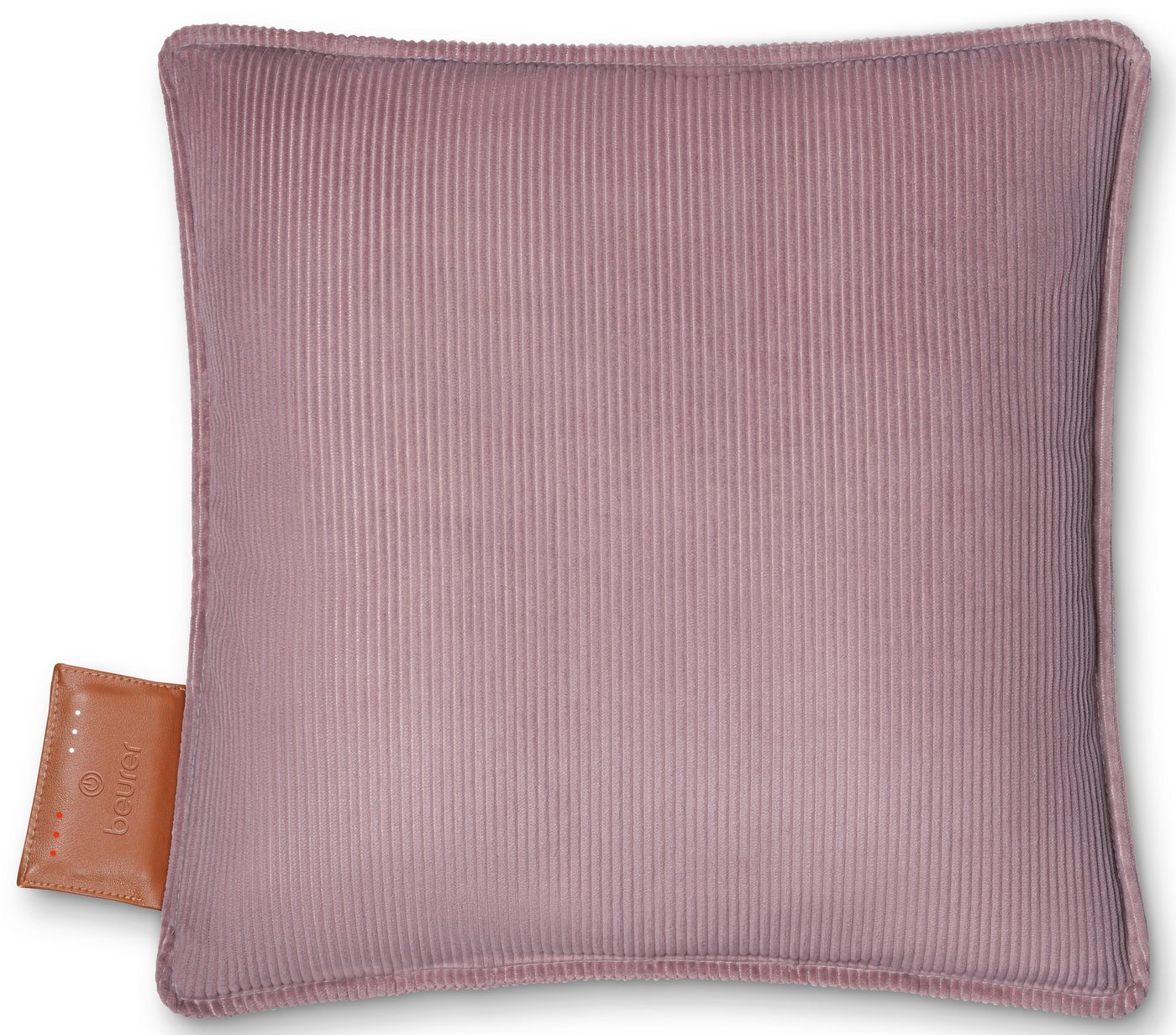 BEURER Heizkissen HK 77 Heaty, kabellos, Stylisches Design mit modernem Cordstoff, 3 Temperaturstufen, 45x45 cm von BEURER