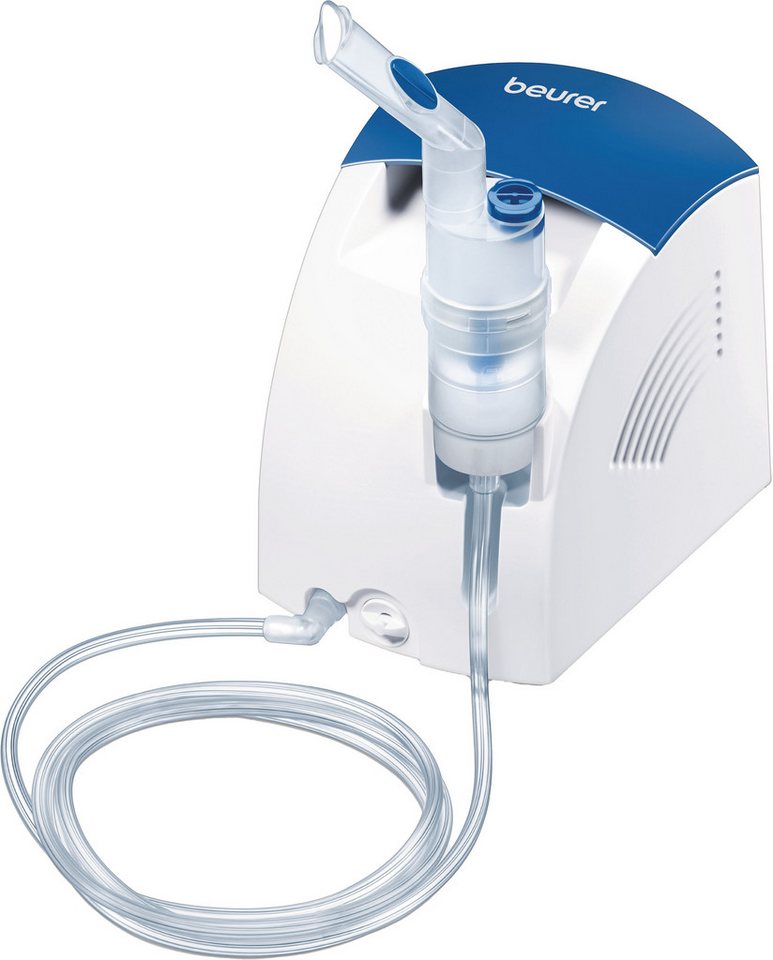 BEURER Inhalationsgerät IH 26 mit kurzer Inhalationszeit dank extra hoher Verneblungsleistung, Zur Behandlung der oberen und unteren Atemwege, wie z.B. bei Asthma von BEURER