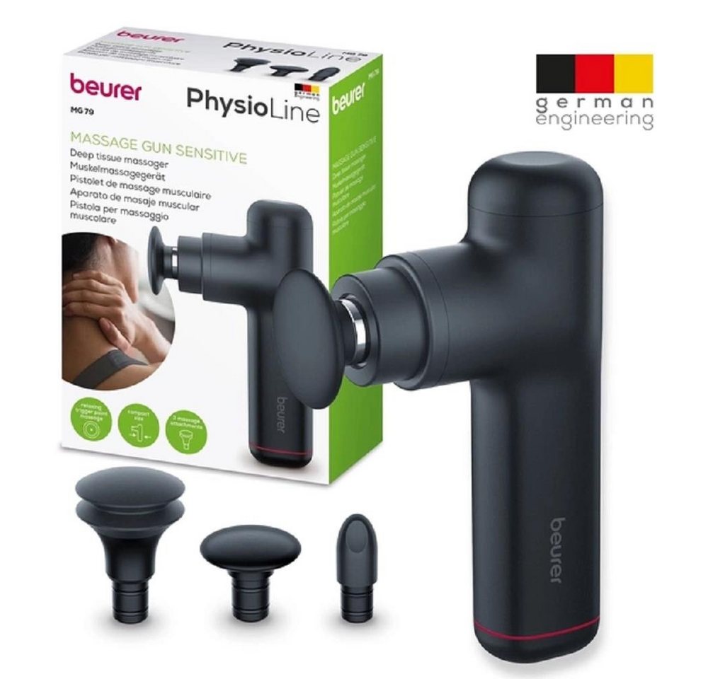 BEURER Massagegerät BEURER Massagegerät MG 79 Massage Gun Sensitive (3 Massageaufsätze,... von BEURER