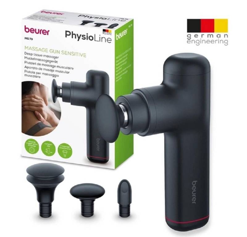 BEURER Massagegerät BEURER Massagegerät MG 79 Massage Gun Sensitive (3 Massageaufsätze,... von BEURER