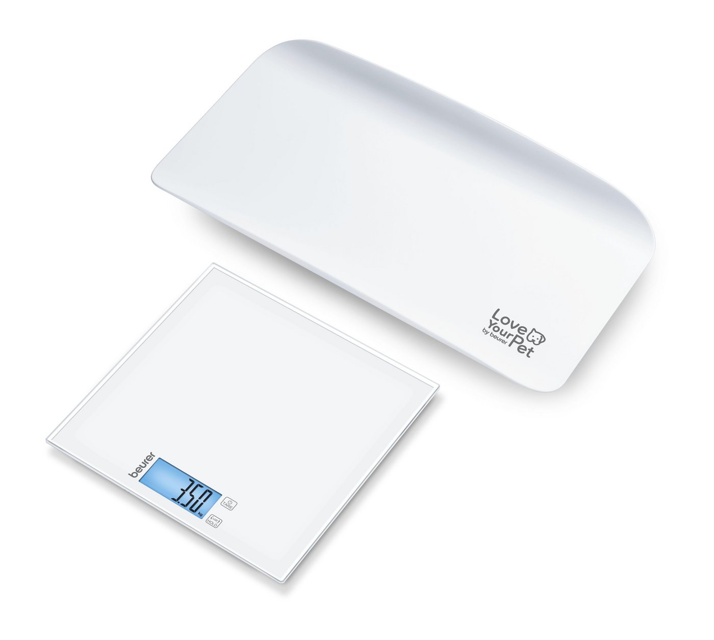 BEURER Personenwaage PP 170 Polly Haustierwaage mit abnehmbarer von BEURER