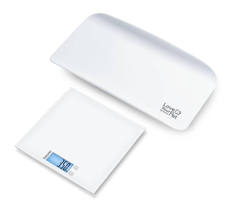 BEURER Personenwaage PP 170 Polly Haustierwaage mit abnehmbarer von BEURER