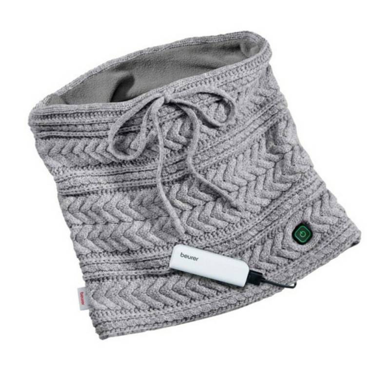BEURER Wärmekissen Schal HK37 3.6W 2500 mAh (35 x 29 cm) Grau von BEURER