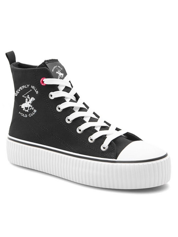 BEVERLY HILLS POLO CLUB Sneakers aus Stoff BHPC026M Schwarz Sneaker von BEVERLY HILLS POLO CLUB