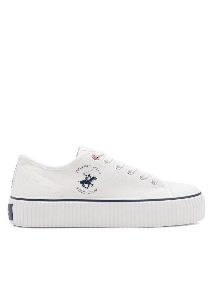 BEVERLY HILLS POLO CLUB Beverly Hills Polo Club Sneakers aus Stoff Damen BHPC027M Weiß Sneaker BEVERLY HILLS POLO CLUB Beverly Hills Polo Club Sneakers aus Stoff Damen BHPC027M Weiß Sneaker von BEVERLY HILLS POLO CLUB