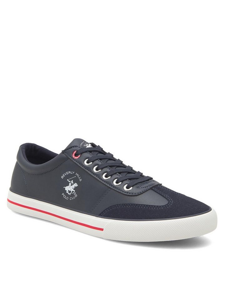 BEVERLY HILLS POLO CLUB Sneakers aus Stoff M-24MVS5006 Dunkelblau Sneaker von BEVERLY HILLS POLO CLUB
