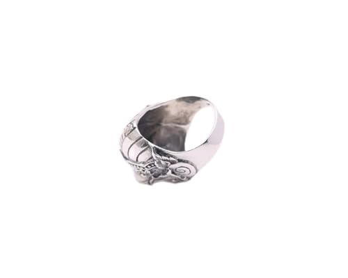 BEWITCHYU Offener Fingerring S925 Sterling Silber Thailändischer Silberschmuck aus Sterlingsilber, großer Herrenring mit großer Persönlichkeit Geschenke für Liebhaber des von BEWITCHYU