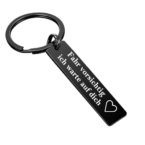 BEXOA Schlüsselanhänger Personalisiert - Individuelle Schlüsselanhänger Design Selbst mit Gravur, Personalisierte Doppelseitige Schlüsselanhänger Geschenke für Männer, Freund, Freundin, Pap (Schwarz) BEXOA Schlüsselanhänger Personalisiert - Individuelle Schlüsselanhänger Design Selbst mit Gravur, Personalisierte Doppelseitige Schlüsselanhänger Geschenke für Männer, Freund, Freundin, Pap (Schwarz) von BEXOA