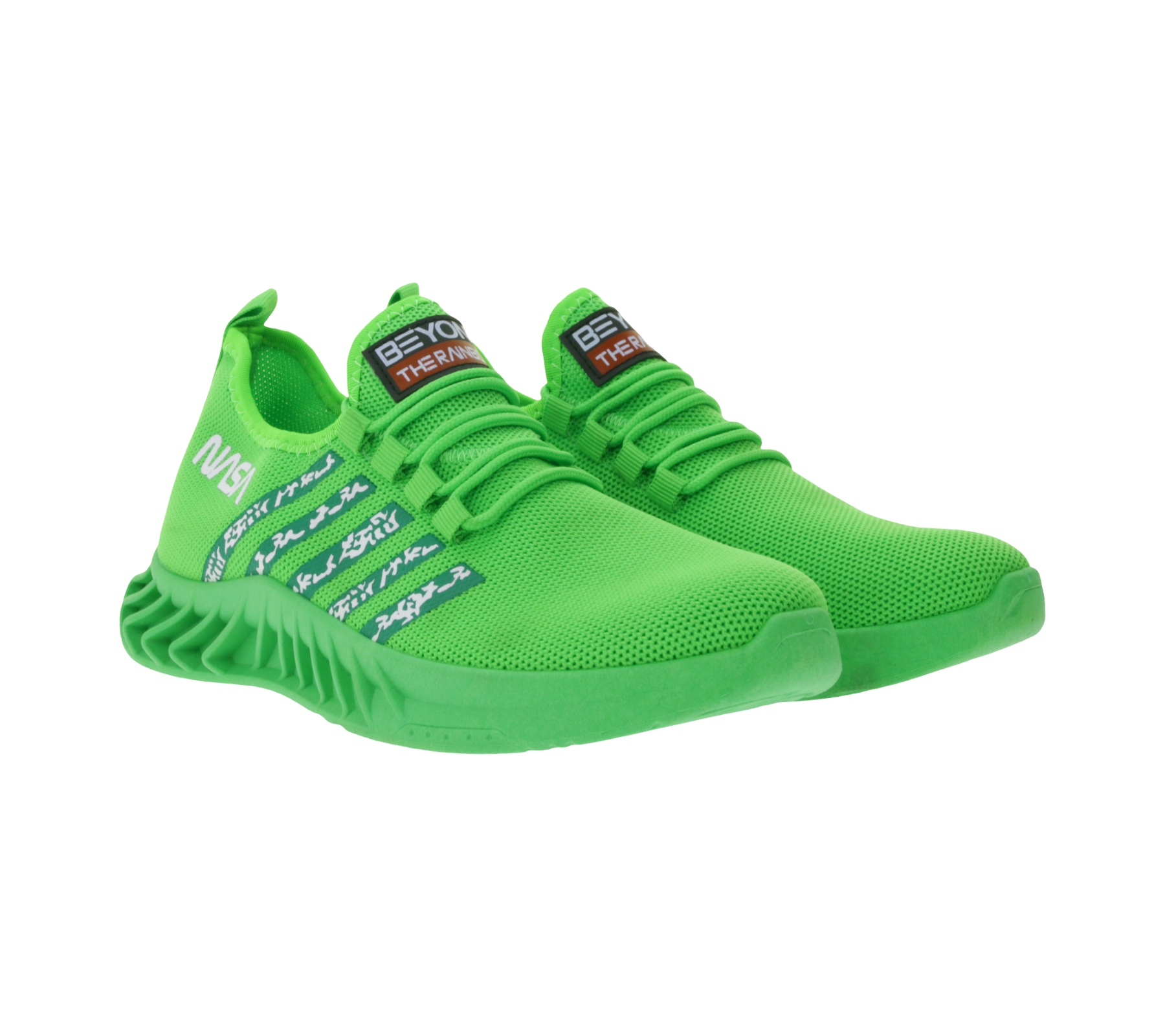 BEYOND THE RAINBOW Herren Freizeit-Sneaker mit NASA Schriftzug Alltags-Schuhe Turnschuhe CSK2043 Grün BEYOND THE RAINBOW Herren Freizeit-Sneaker mit NASA Schriftzug Alltags-Schuhe Turnschuhe CSK2043 Grün von BEYOND THE RAINBOW