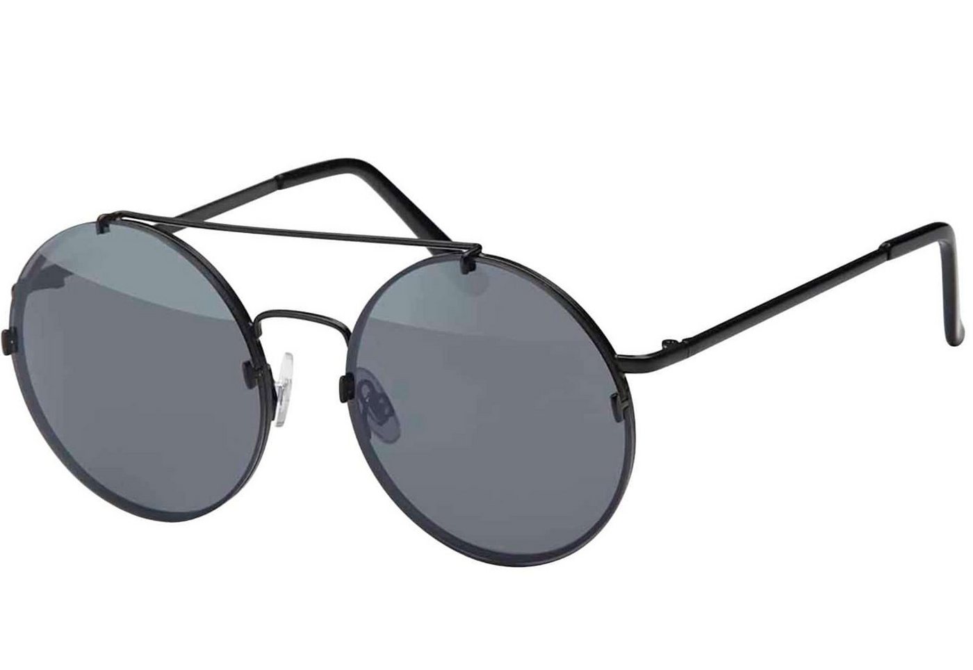 BEZLIT Eyewear Pilotenbrille Rundglas Designer Damen Sonnenbrille (1-St) mit verspiegelten, schwarz, balu-grün und blauen Linsen von BEZLIT Eyewear