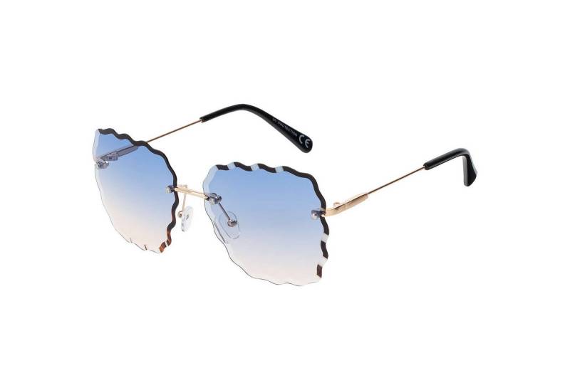 BEZLIT Eyewear Retrosonnenbrille Eckige Form Damen Sonnenbrille (1-St) mit bunten Linsen von BEZLIT Eyewear