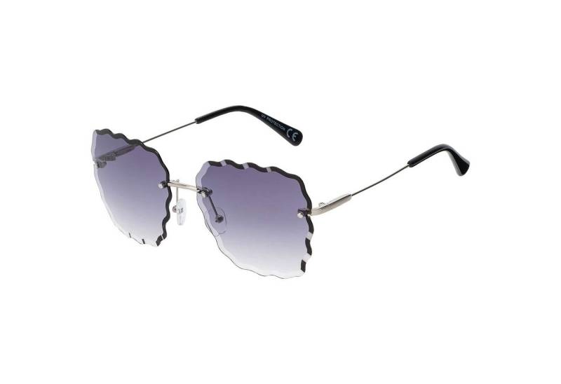 BEZLIT Eyewear Retrosonnenbrille Eckige Form Damen Sonnenbrille (1-St) mit bunten Linsen von BEZLIT Eyewear