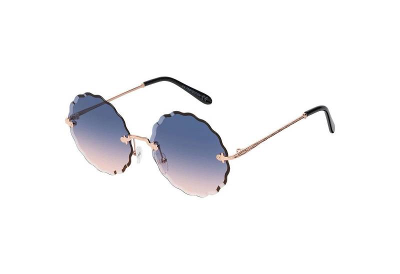 BEZLIT Eyewear Retrosonnenbrille Rund Form Designer Damen Sonnenbrille (1-St) mit bunten Linsen von BEZLIT Eyewear