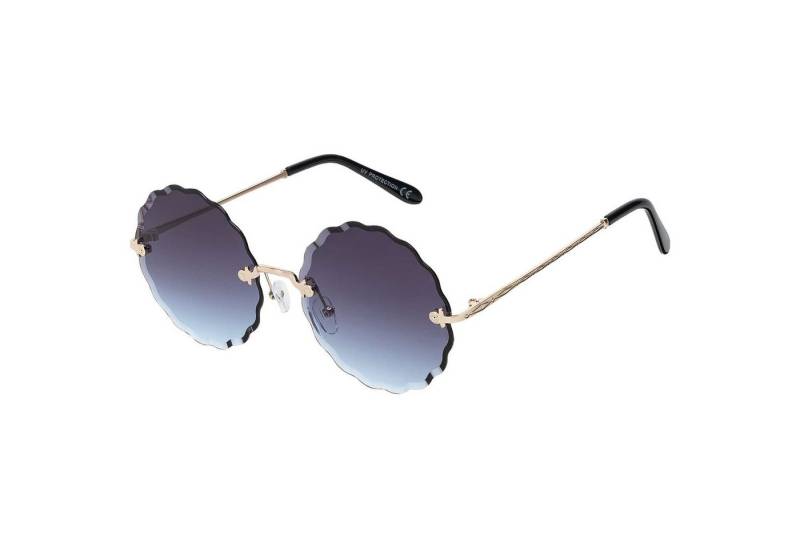 BEZLIT Eyewear Retrosonnenbrille Rund Form Designer Damen Sonnenbrille (1-St) mit bunten Linsen von BEZLIT Eyewear