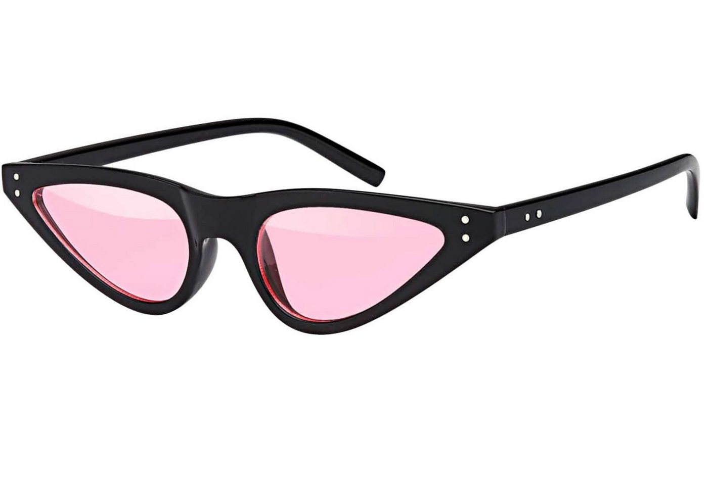 BEZLIT Eyewear Retrosonnenbrille Rundglas Designer Damen Sonnenbrille (1-St) mit blauen, grünen und rosa Linsen von BEZLIT Eyewear