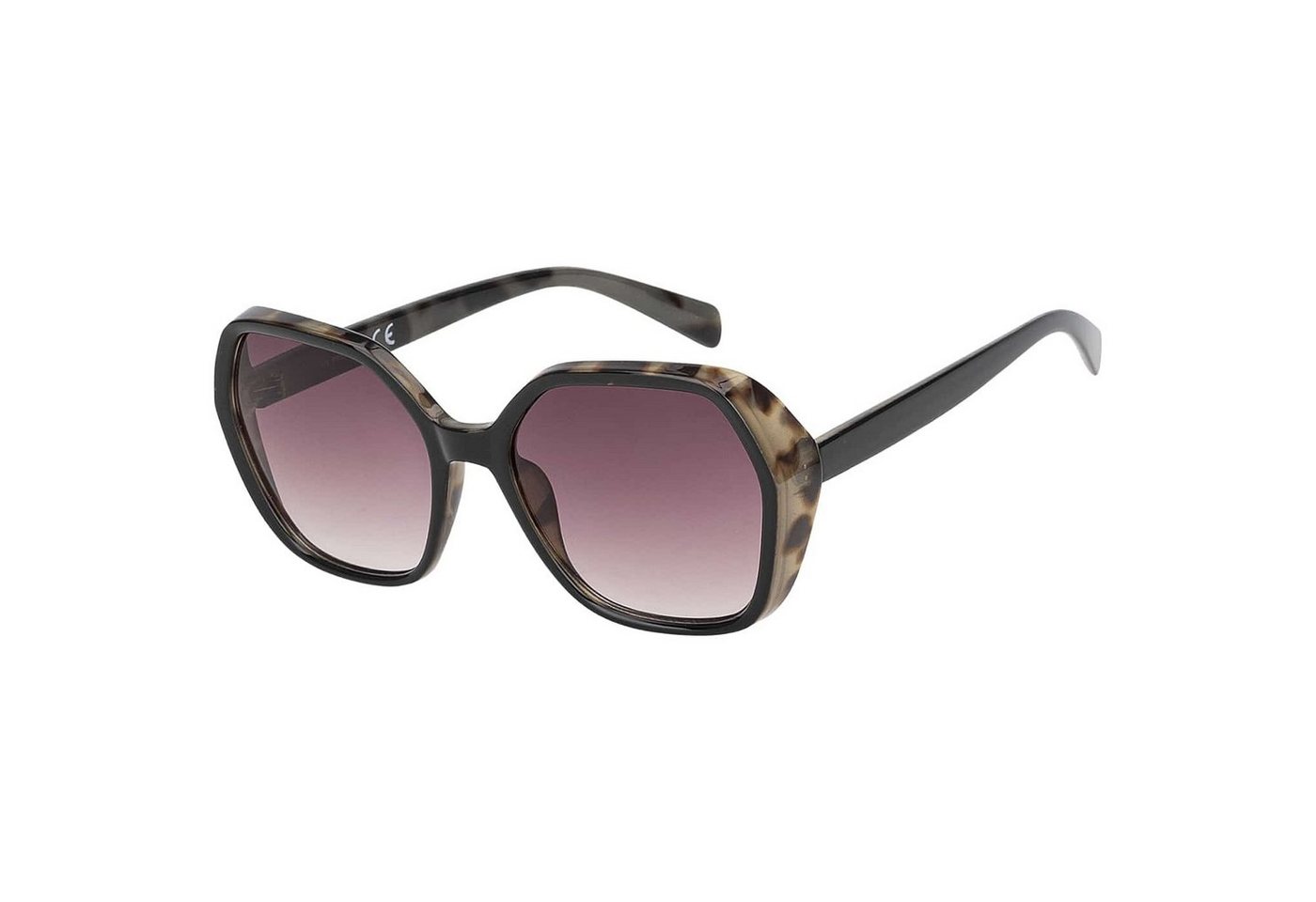 BEZLIT Eyewear Sonnenbrille Große Designer Damen Sonnenbrille (1-St) mit violetten Linsen von BEZLIT Eyewear