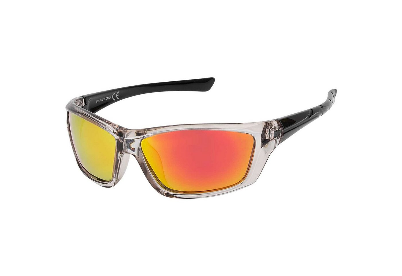 BEZLIT Eyewear Sportbrille Moderne Designer Damen Sonnenbrille, (1-St), mit schwarz, blau, gelb-rot oder grün-blauen Linsen von BEZLIT Eyewear
