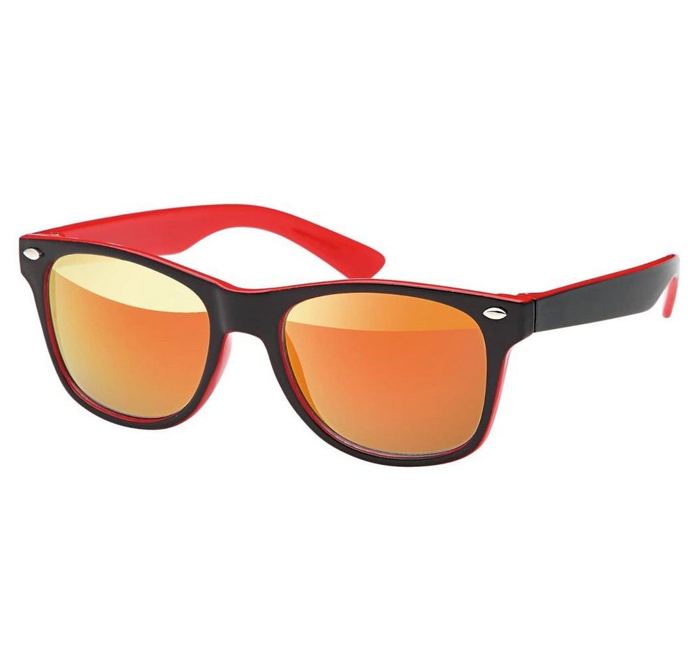 BEZLIT Eyewear Wayfarer Kinder Sonnenbrille Jungen Mädchen (1-St) mit schwarzen Linsen von BEZLIT Eyewear