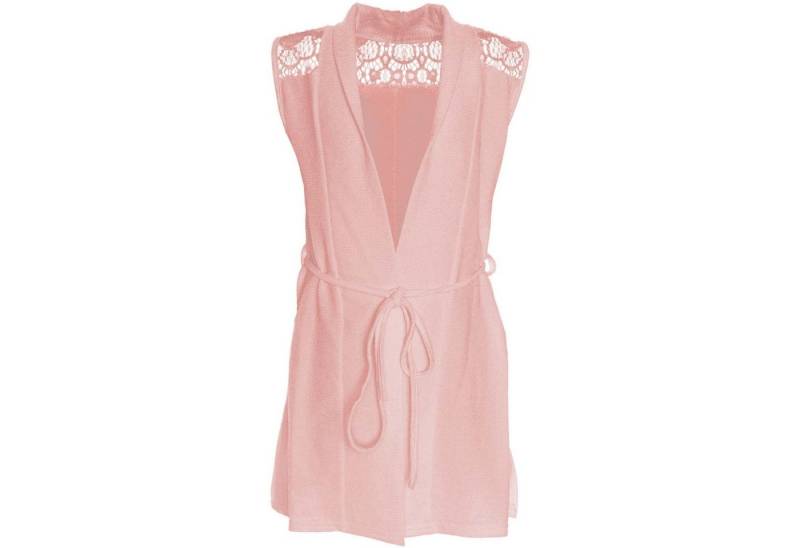 BEZLIT Bolero Mädchen Cardigan mit Spitze und Schleifen Gürtel (1-tlg) Cardigan von BEZLIT