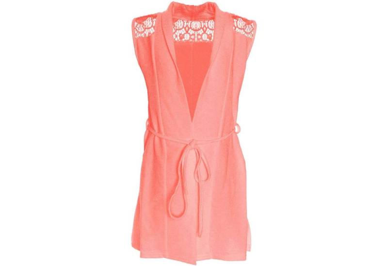 BEZLIT Bolero Mädchen Cardigan mit Spitze und Schleifen Gürtel (1-tlg) Cardigan von BEZLIT