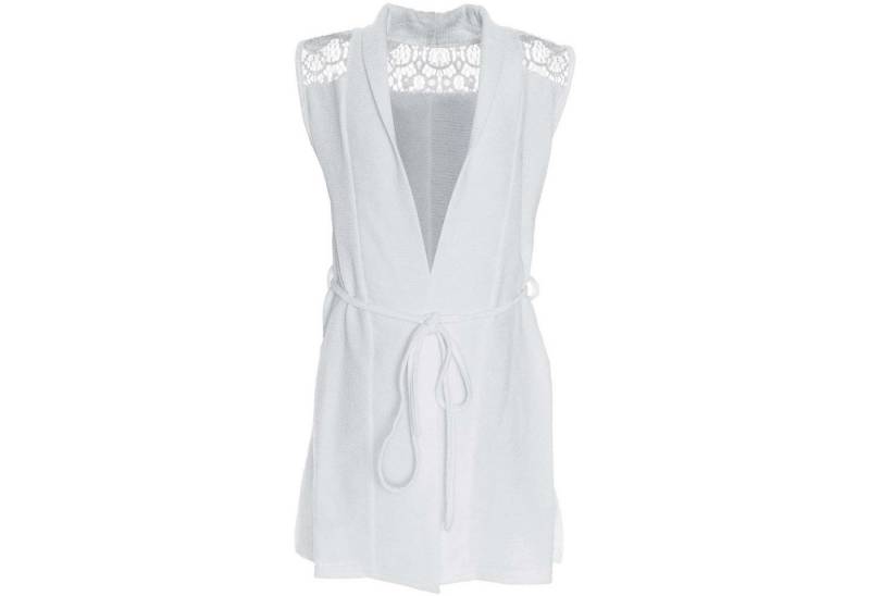 BEZLIT Bolero Mädchen Cardigan mit Spitze und Schleifen Gürtel (1-tlg) Cardigan von BEZLIT