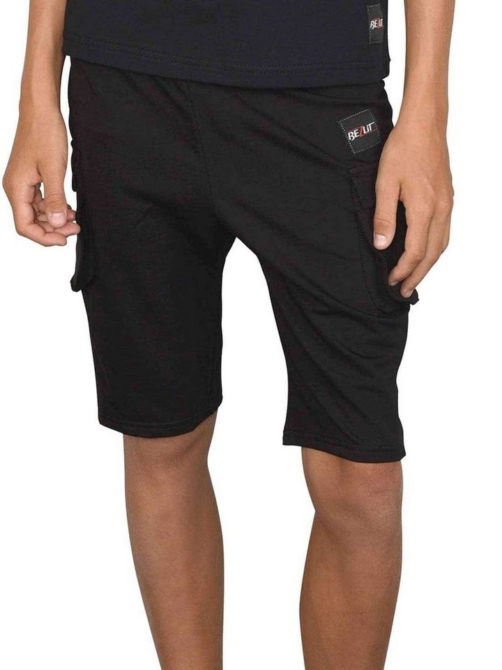 BEZLIT Cargoshorts Kinder Jungen Cargo Stoff Shorts (1-tlg) Casual von BEZLIT