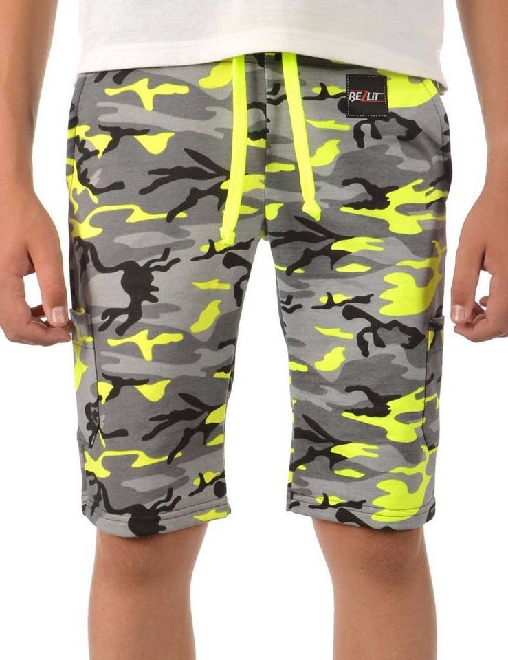 BEZLIT Cargoshorts Kinder Jungen Stoff Shorts Uni Camouflage (1-tlg) Casual von BEZLIT