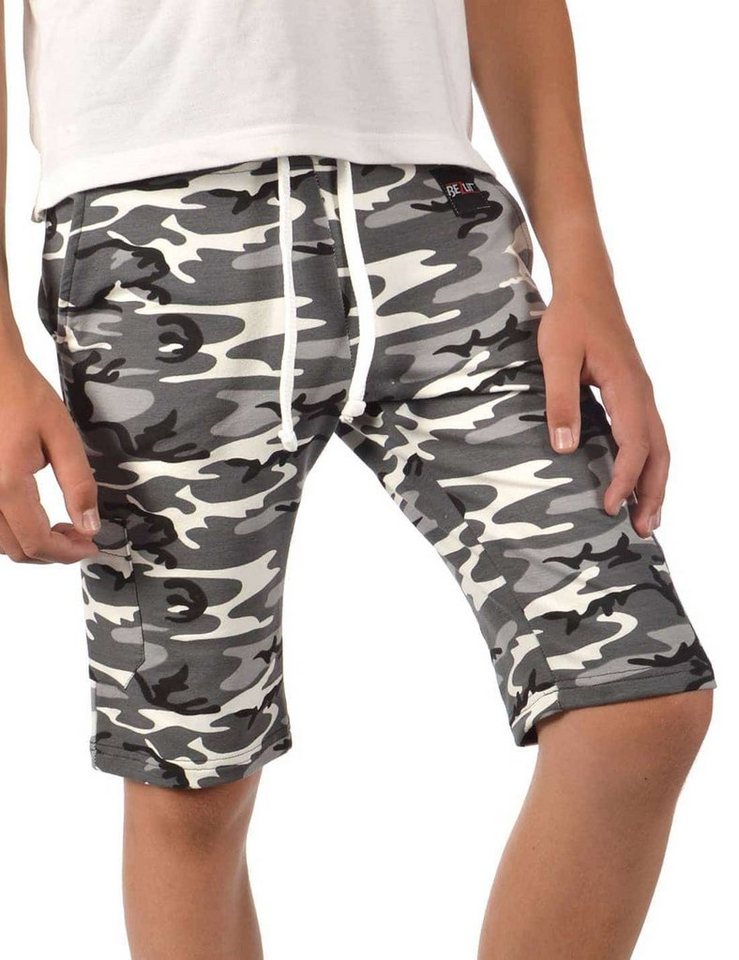 BEZLIT Cargoshorts Kinder Jungen Stoff Shorts Uni Camouflage (1-tlg) Casual von BEZLIT