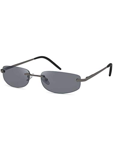 BEZLIT Damen Herren Sonnenbrille Desginer Brillen 30243 Schwarz Eloxiert von BEZLIT