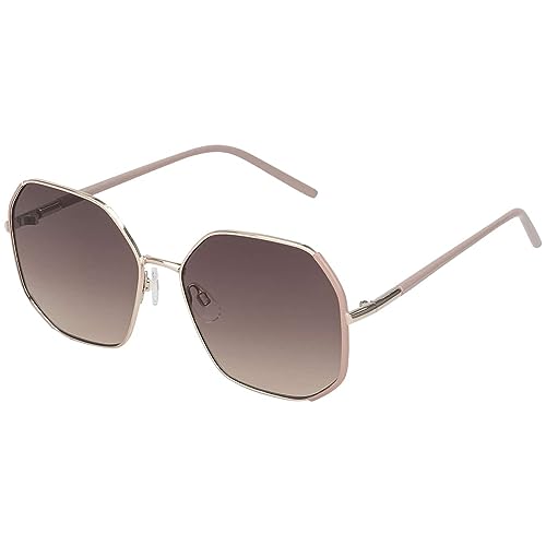 BEZLIT Damen Sonnenbrille Eckige Form Gold-Beige von BEZLIT