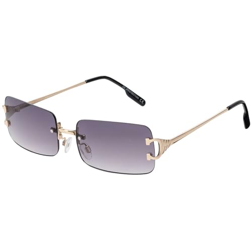 BEZLIT Damen Sonnenbrille Rechteckiges Design Lila von BEZLIT