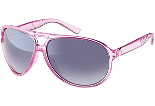 BEZLIT Damen Sonnenbrille Rundglas Designer Rosa Schwarz von BEZLIT