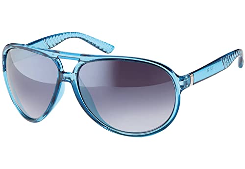 BEZLIT Damen Sonnenbrille Rundglas Piloten Designer Verlaufsglas Brille 30419 Blau Schwarz von BEZLIT